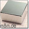 Neodymmagnet Quadermagnet 40 x 40 x 20 mm , Supermagnet