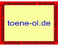 toene-ol.de, diese  Domain ( Internet ) steht zum Verkauf!